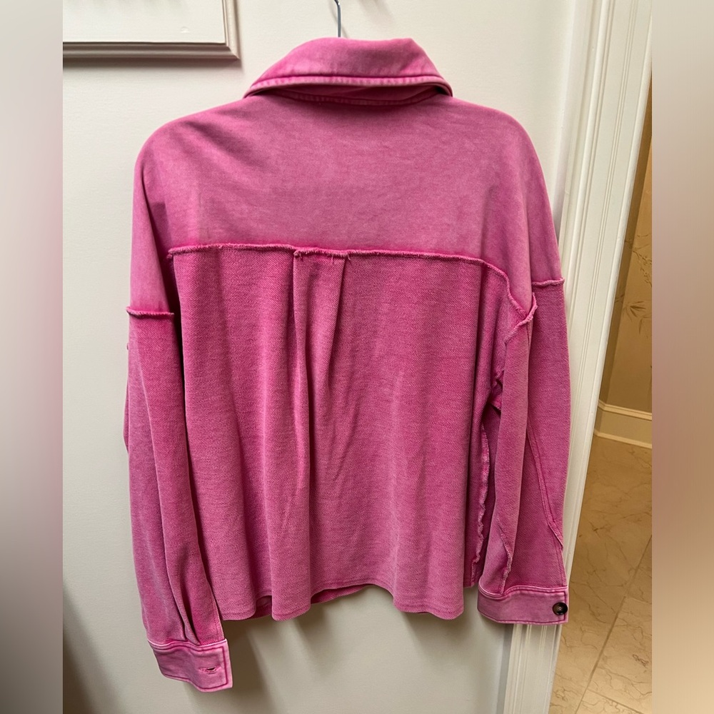 Pink Shacket- Fate Brand - Picture 2 of 3